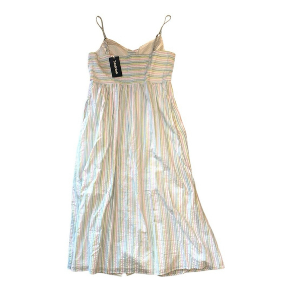 ModCloth Pastel Dress Seersucker Like Material 100% Cotton NWT - Picture 4 of 8